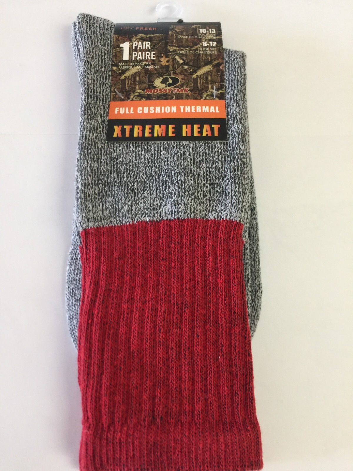 SOCKS MEN's MOSSY OAK FULL CUSION THERMAL 1 PAIR FITS 1013 SOCK 612