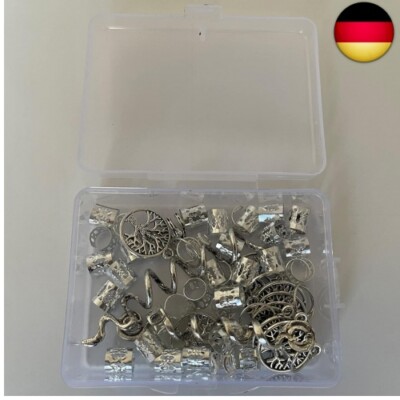 Haarperlen Für Dreadlocks & Zöpfe – Verstellbare Clips In Silber & Gold, 2,9 Cm | Einfach Zu öffnen