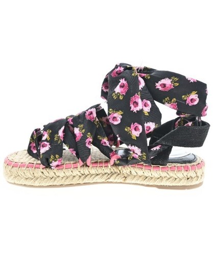 PRADA Espadrilles BlackxPink(Flower Pattern) EU35(Approx. 21.5cm) 2200547531267 - Picture 4 of 8