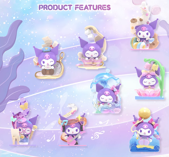 Top Toy Kuromi Day Dreamer Series Blind Box Confirmed Figure Toys