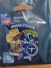 Jacksonville Jaguars VS Tennessee Titans Game day Pin 12/11/2022 NEW