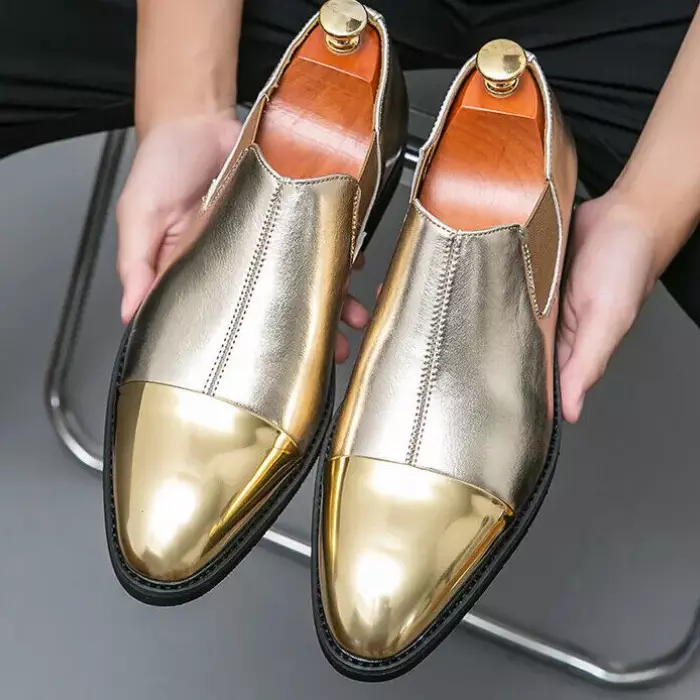 Office gold 2024 shoes