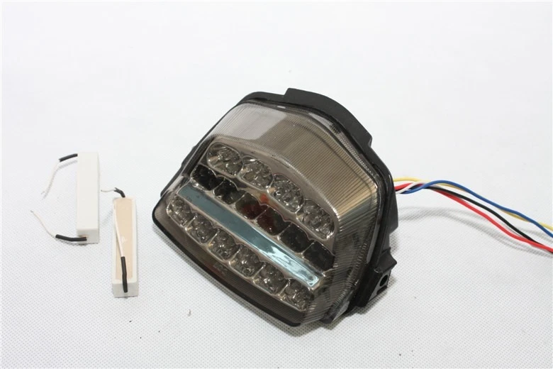 Luz trasera LED de humo señal de giro de freno para 08-12 Honda CBR 1000RR/Fireblade Foto 4 de 4