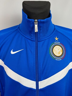 INTER MILAN 2009 2010 TRAINING JACKET FOOTBALL SOCCER NIKE 380624