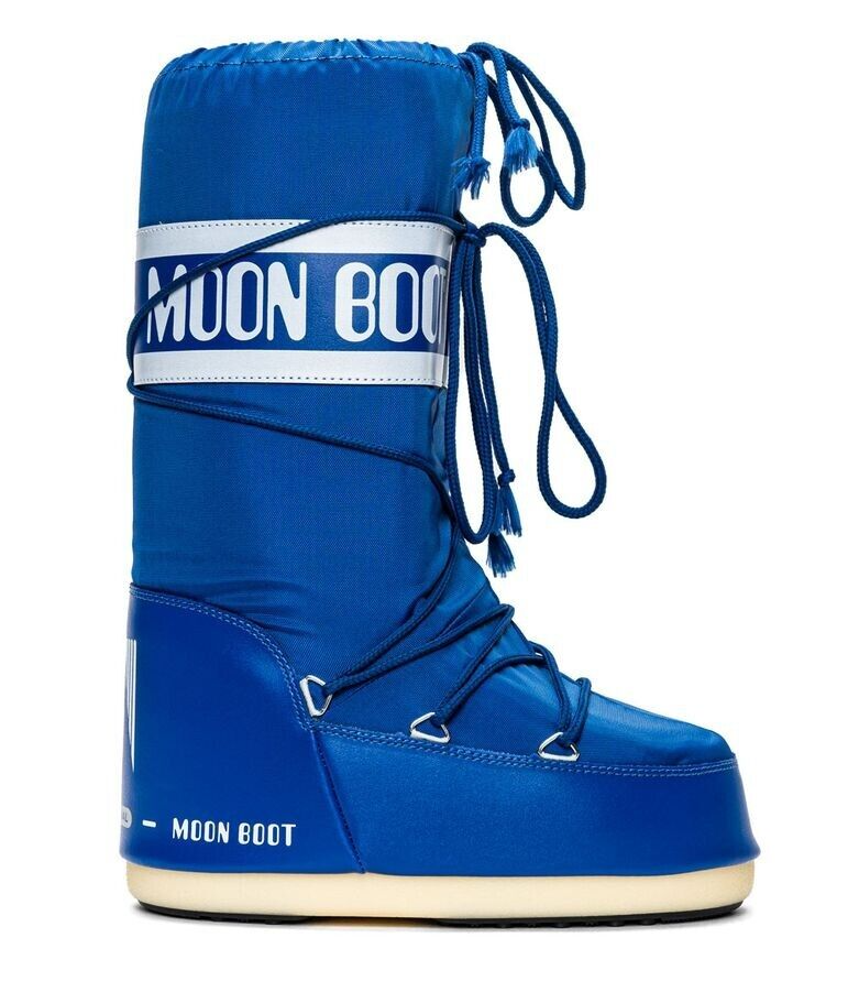 NEW Technica Original Moon Boot Icon Waterproof Pull On Boots Blue