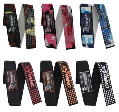 Weight Lifting Wrist Straps Bar Support Power Training Gym Fitness Workout Wraps
