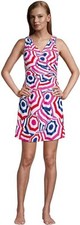 NWT Lands' End Women's Tummy Control Swim Dress One Piece Size 8 135 JK343