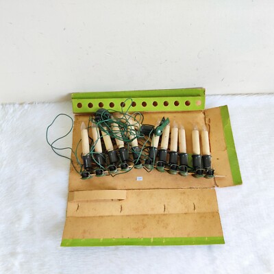 1940s Vintage Hellum Bulb Set Glass Christmas Light Bulbs Japan Collectible 492