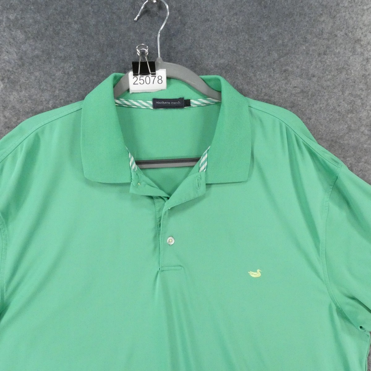 Southern Marsh Shirt Mens XXL Stretch Polo Short Sleeve Green