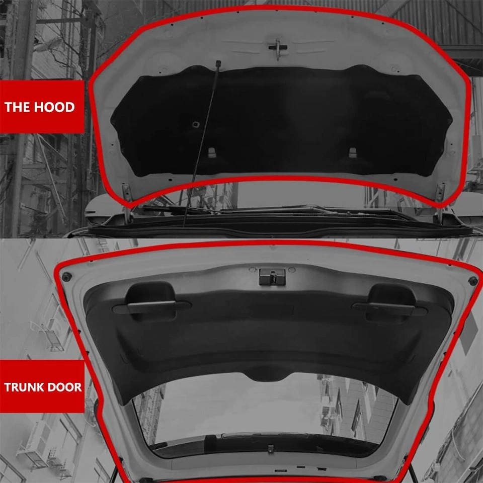 10M L Shape For Hyundai Car Door Seal Weather Strip Rubber Edge Protector - image 4 of 4