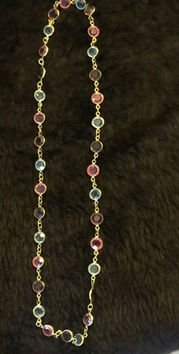 Statement Fashion Necklaces pink Blue ☆FABULOUS RARE NECKLACE ☆