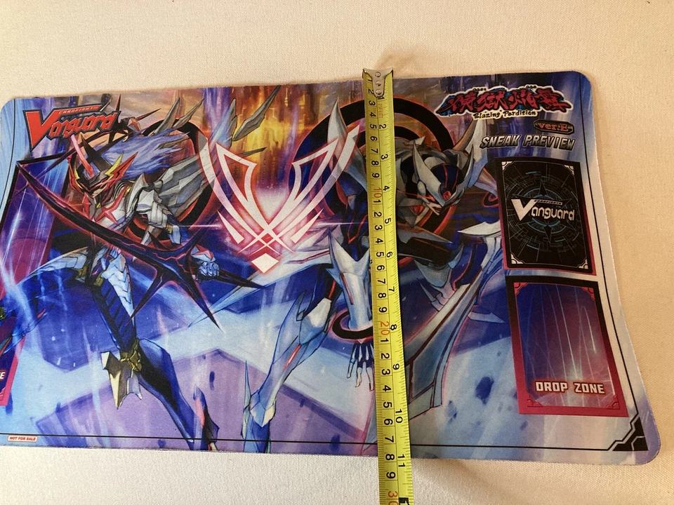 CardFight Vanguard Blazing Perdition sneak preview Playmat - preowned - Image 4 of 4