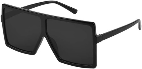 Damen-Sonnenbrille Übergröße groß riesig stilvoll quadratisch Mode flaches Oberteil Designer XXL - Bild 38 von 74