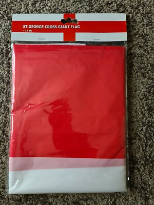 RIESIGE ENGLAND FLAGGE ST GEORGE ENGLISCHE FAHNEN 7 x 4 Fuß / 215 cm x 122 cm