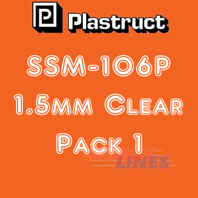KLAR & WEISS STYROLBLATT Sortiment Styrol ABS Kunststoff Polystyrol SSS PLASTRUCT