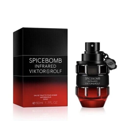 Viktor & Rolf Spicebomb Infrared 1.7 oz 50ML Mens EDT Cologne Spray  SEALED 3614273308526