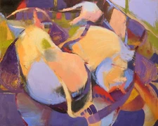  Abstract Painting, Mixed Media, Contemporary art , "Love Too"