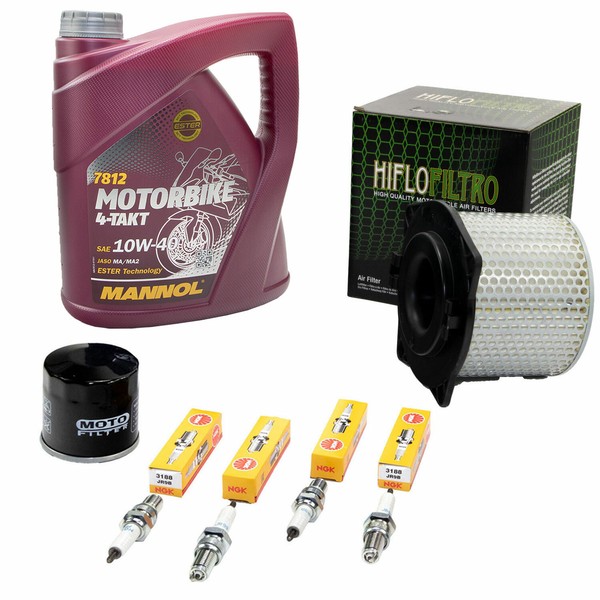 Wartung ÖL FüR Suzuki GSX 1100 F GV72 88-97 Set 4L Luftfilter ÖLfilter ZüNdkerze-image