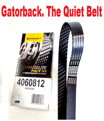 Serpentine Poly-V Belt Quiet Belt Gatorback CONTINENTAL ELITE 4060812, 6PK2065