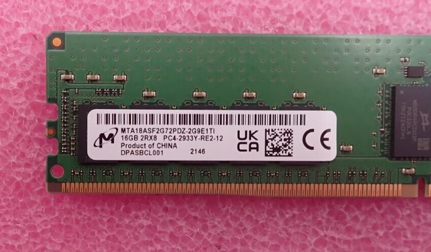 Fujitsu 16GB 2Rx8 DDR4-2933 PC4-23400 REG ECC Server Memory S26361-F4083-L116 - Image 2 of 3