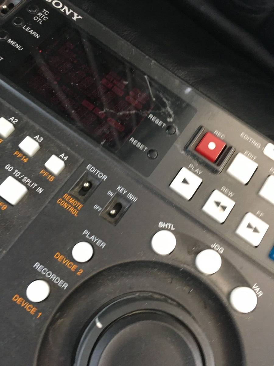 ★SONY 編集コントローラ RM-280★ RM-280 Panel - Sony Pro