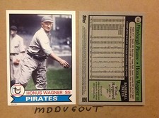 Honus Wagner #153 Piraten Star Hof MVP 2016 Topps Archive 1979 5x7 # Ed / 49