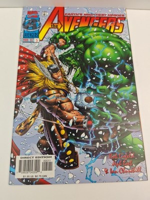 Avengers #5 (1997) Marvel Comics | Thor vs Hulk Battle Issue | Heroes Reborn...