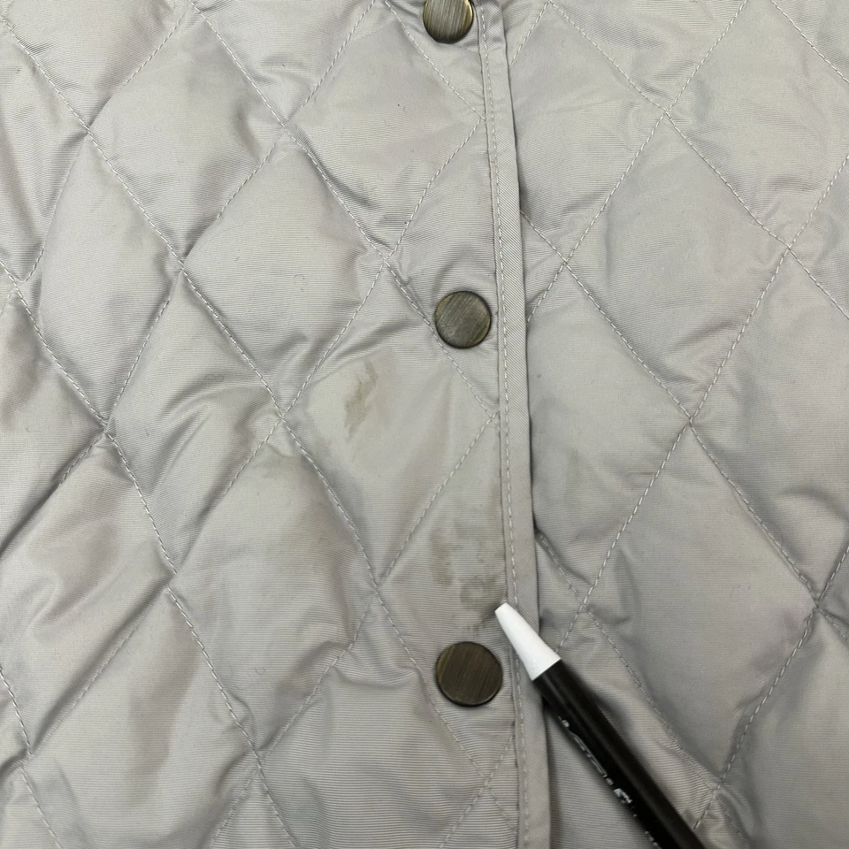 Chaleco Eddie Bauer Mujer XL Blanco Plumón de Ganso Acolchado EB650 Relleno Potencia Ventilado a Presión Foto 4 de 4