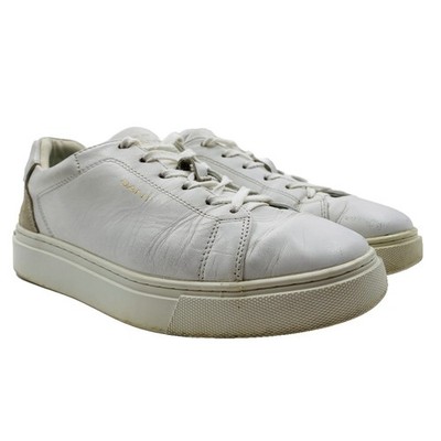 GANT Women's White Leather Lace Up Sneakers Trainers EUR 38 UK 4.5 US 6.5