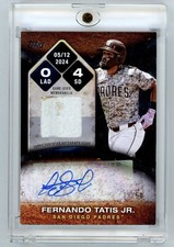 2025 Topps Series 2 Fernando Tatis Jr. Game Used Base Patch Auto /50 Rare
