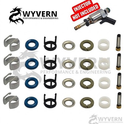 AUDI VW Seat 1.8 2.0 TFSI TSI 0261500074 76 INJECTOR Seal  O-ring Rebuild KIT