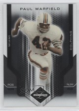 2007 Leaf Limited 99/249 Paul Warfield #173 HOF 0o9