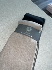 Vince Camuto Fleece Lined Tights 2 Pairs Blac...