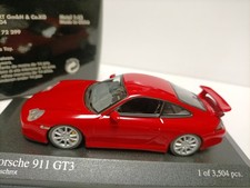 Minichamps 1/43 Porsche Coupe car model Porsche 911 GT3 2003 Red