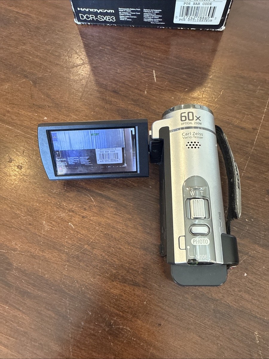 Sony DCR-SX63 16 GB Camcorder - Silver for sale online | eBay