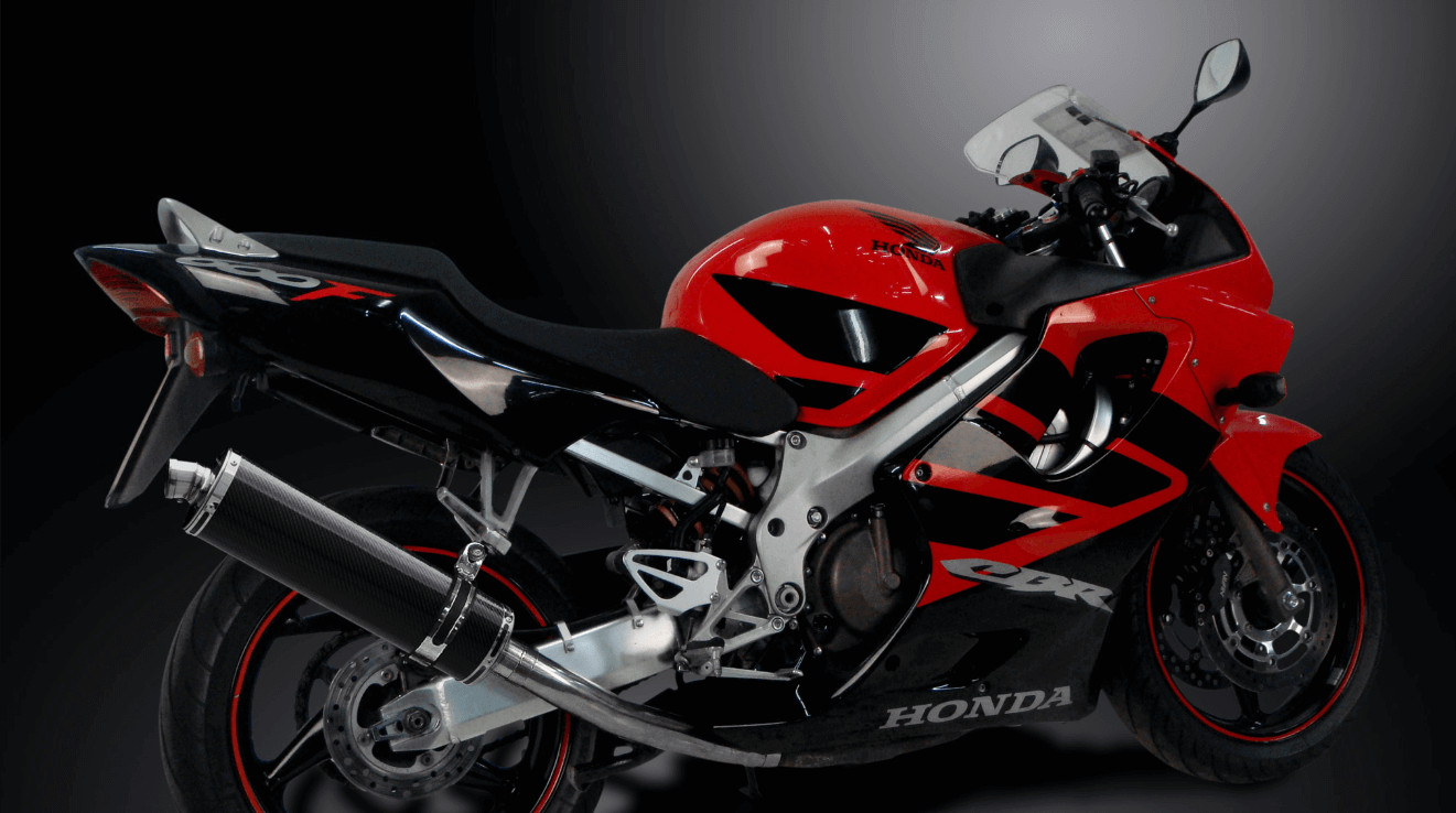 Silencieux carbone 450 mm pour remplacer le pot usé de CBR 600 F