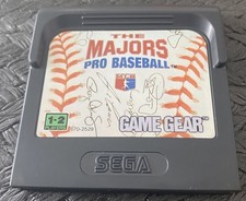 Sega Game Gear - Majors: Pro Baseball (1992) - Cleaned & Tested