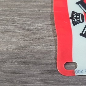 LEGO Plastic Flag 7 x 4 Crossed Cannons over Red Stripes Pirates II 6242 #84624