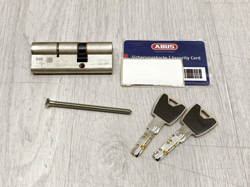 Cilindro de perfil Abus XP20SN 30 / 50 mm con tarjeta de seguridad B-WARE - Imagen 2 de 4