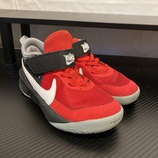 Little Kid's Nike Team Hustle D SZ 11c University Red/White CW6736 607 