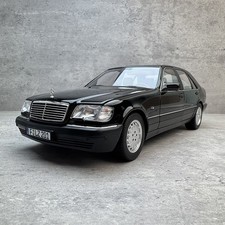 1:18 NOREV Mercedes S600 W140 Tiger Head Benz 7th Generation S-Class Car Model 
