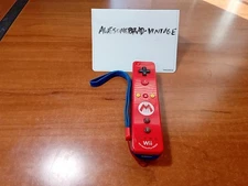 Nintendo Wii Remote Plus RVL-036 - Mario Red / Blue *TESTED*