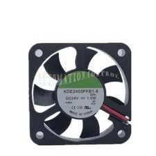 For Sunon KDE2405PFB1-8 Inverter Cooler 24V 50 50 10mm Cooling Fan 2PinF