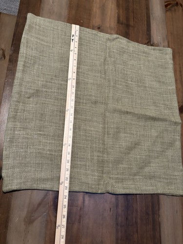 POTTERY BARN Belgium Linen Pillow Cover SQ Sage Grass NWOT - Picture 3 of 8