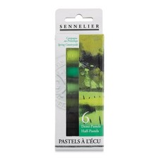 Sennelier Extra-Soft Half Pastel 6 Stick Set,...