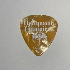 Hollywood Vampires Tommy Henriksen Tour Guitar Pick Typewriter Font #3 thumbnail