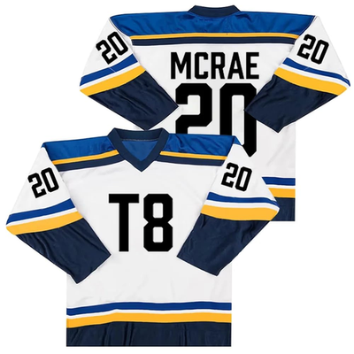 Jersey Tate Mcrae T8 Hockey Long Sleeve Jersey S to 5XL CT780 | eBay