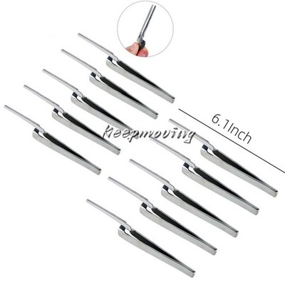10X Dental Articulating Paper Holder Serrated Pliers Tweezers Straight Stainless