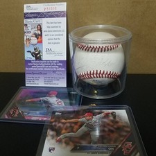MLB Seung-hwan Oh Autographed Baseball/Card / JSA Certificate Included / South