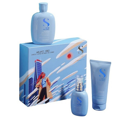 Alfaparf Milano Semi Di Lino Holiday Kit Density 3ps